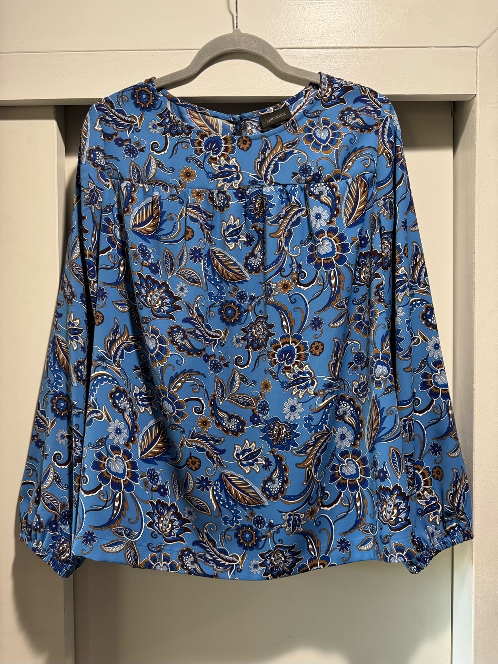 J. Jill Women’s Long Sleeve Blouse 🤎💙